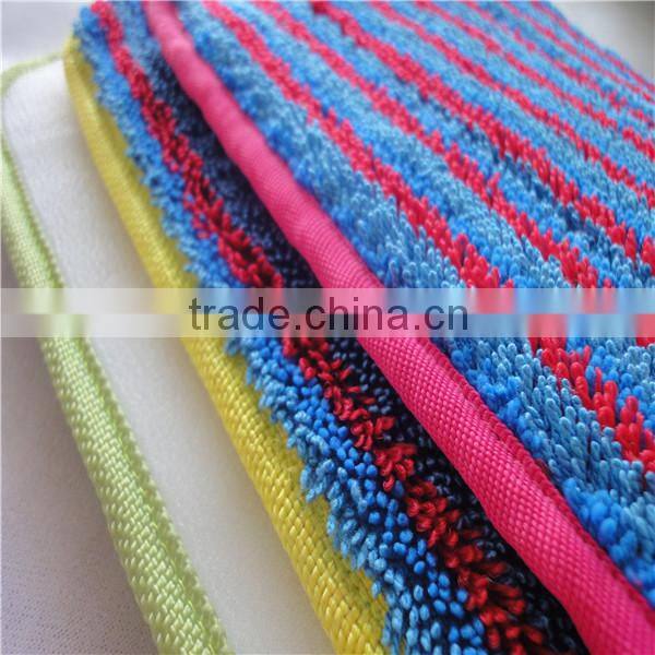 China supplier high-efficient cleaning ability twist mop pad super mop pad wholesale