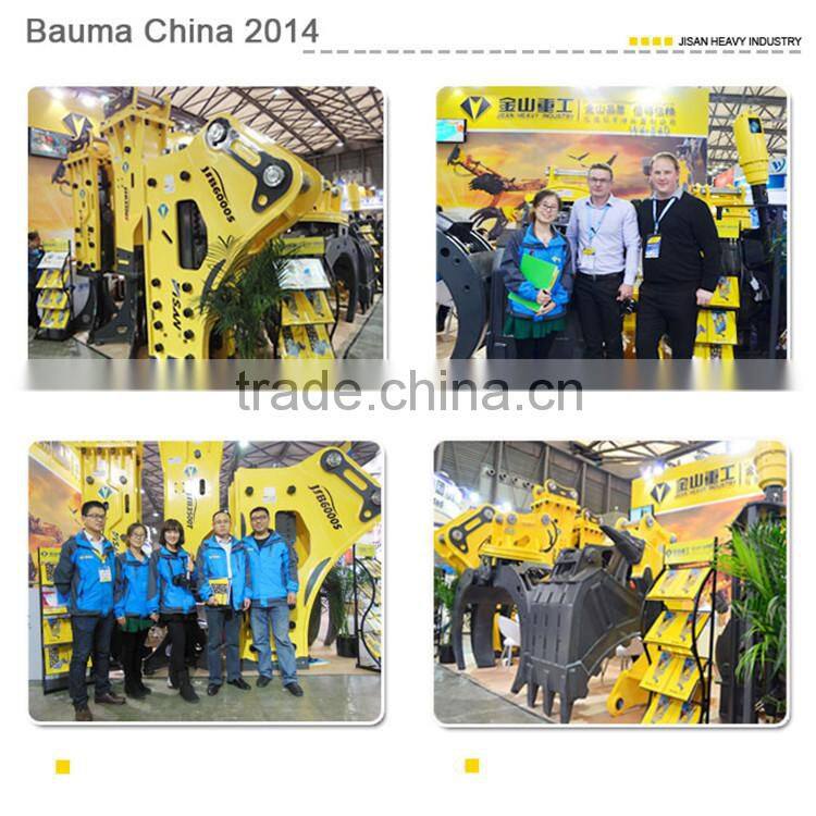 Hydraulic excavator scrap orange peel grab grapple for 12tons carrier