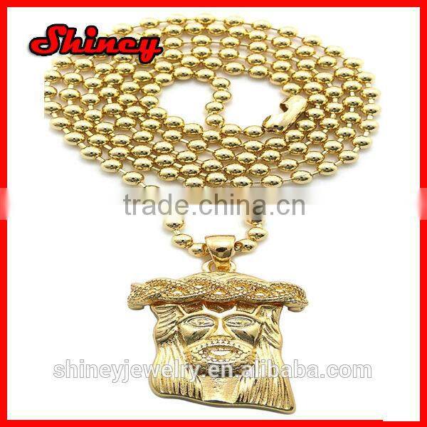 2 Pieces of Silver with Clear Iced Out Dog Tag Pendant with a 30 Inch Ball Chain Necklace