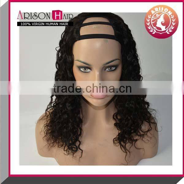 Factory wholesale 7A Grade human hair u part wig