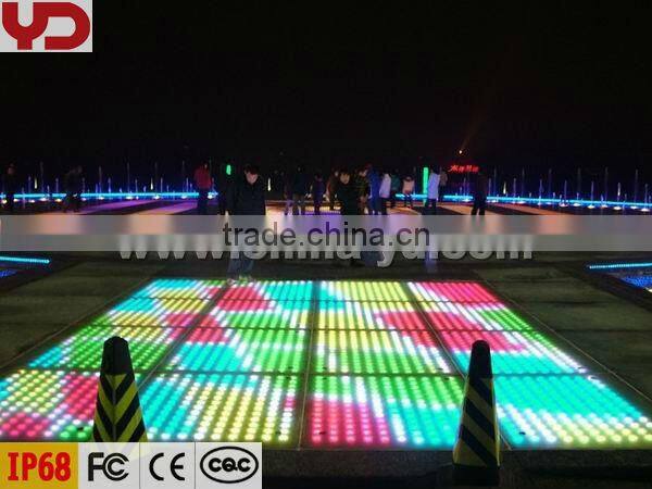 Weatherproof square ground led ceiling light