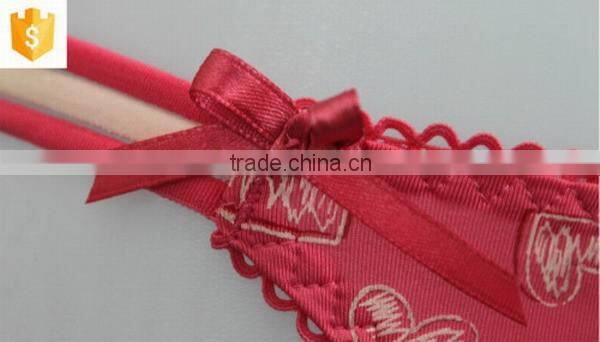 Sexy oem hot pink ladies bikini ,sex thong photo for ladies