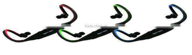 Soft and comfortable headset mp3 player for sports