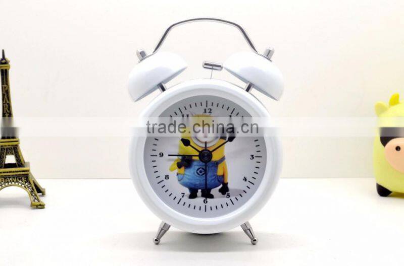 (2016) home design retro table clock, Metal Clock, model design desk clock