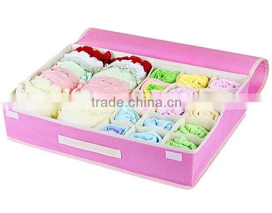 AN1060 ANPHY colorful non-woven fabric cloth storage box & bin 38*25*25 cm,26*20*17 cm