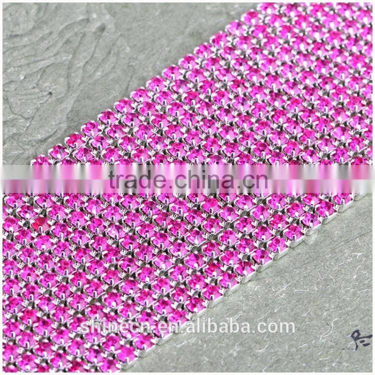 New design multicolor diy rhinestone YIWU Wholesale Hot Sale Hot fix Strong glue close Rhinestone cup chain