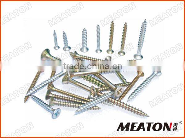 Hot sale various colors brass plated wood screw