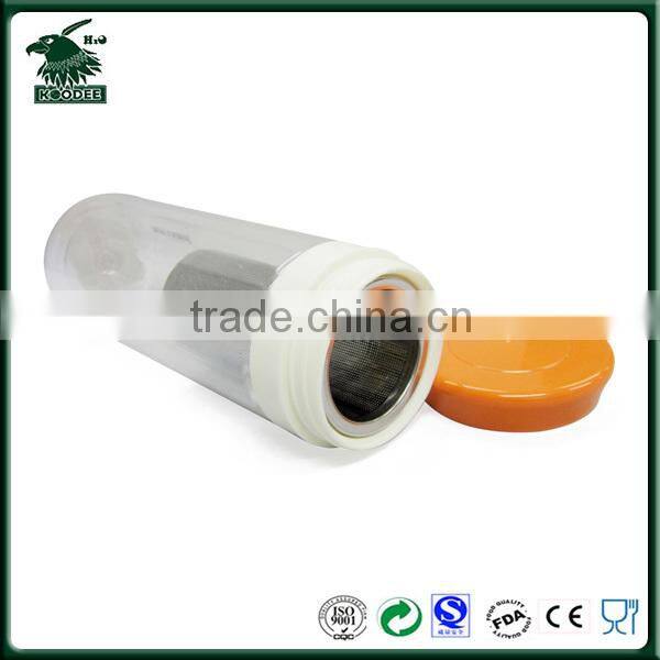 BPA Free Glass Bottle With Tea Strainer Tea Filter Bottle Tea Bottle With Filter
