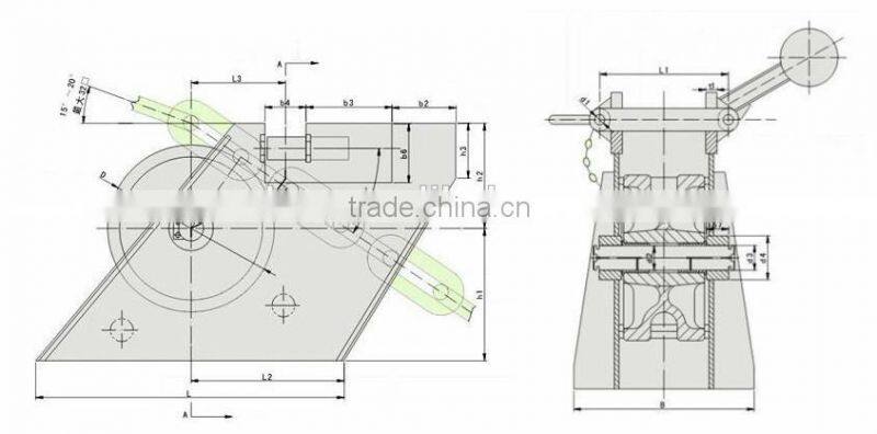 Marine Mooring Roller Type Chain Stopper
