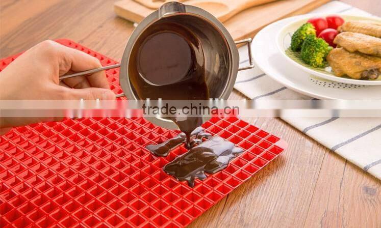 Hot sale FDA and LFGB food grade colorful silicone non-stick Macaron baking mat