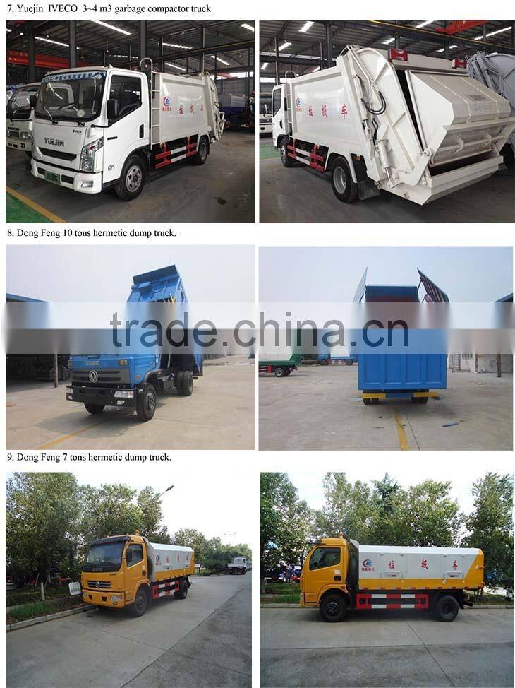 cheap garbage compactor truck dongfeng, compression garbage truck
