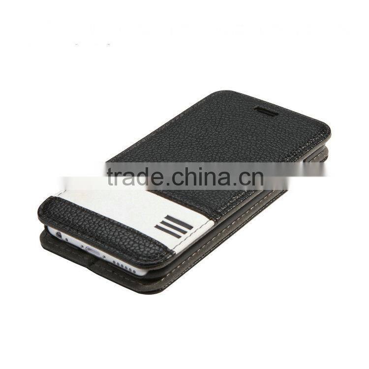 Charming color matching design PU leather mobile case for smart phone wholesale