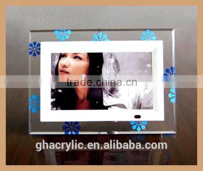 Acrylic digital photo frame, beautiful frame of digital photo frame