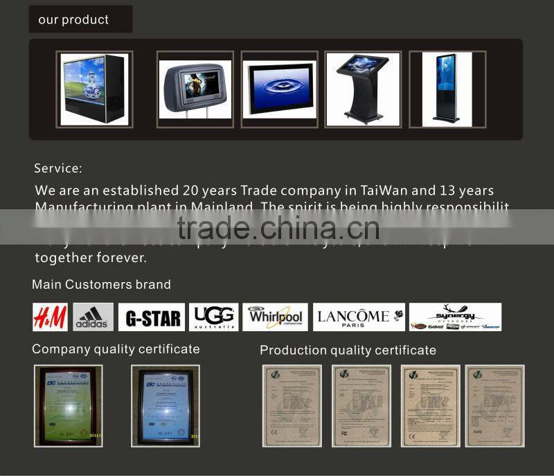 10.1 inch open frame lcd digital media advertising display koisk LCD digital advertising display monitor
