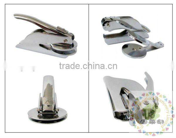 Custom letters handle grips metal embossed logo