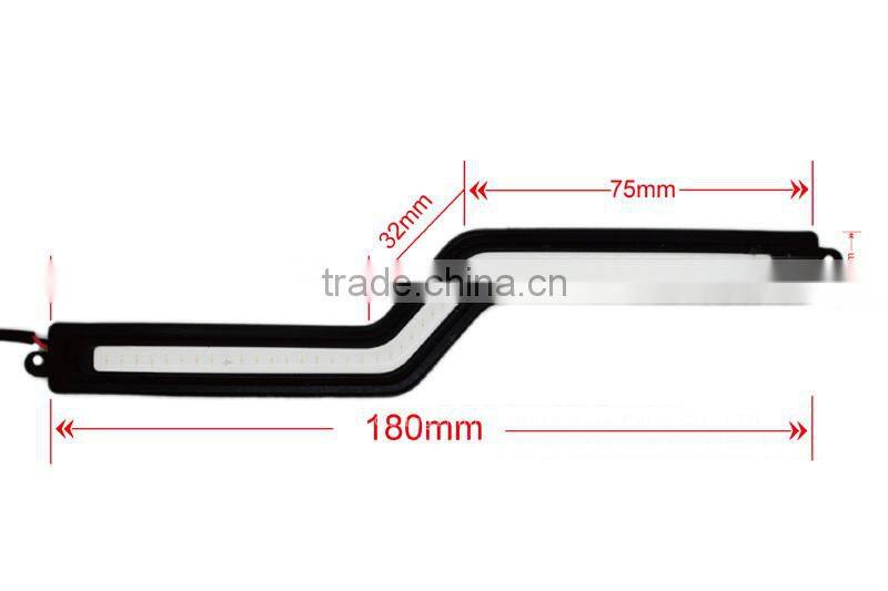 Super bright Z shape cob drl led fog lamp daytime running light