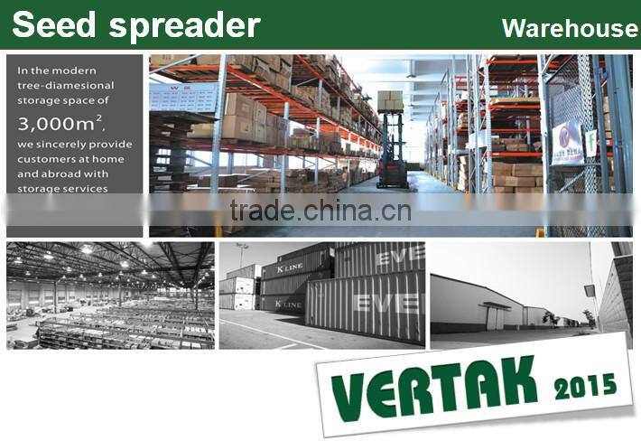 New arrival electric seed spreader,2.7L seed spreader with CE/GS/EMC certificates