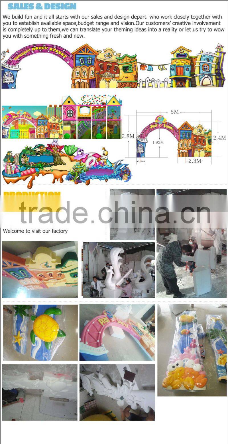 Kids inflatable fun city amusementpark w-157-30a