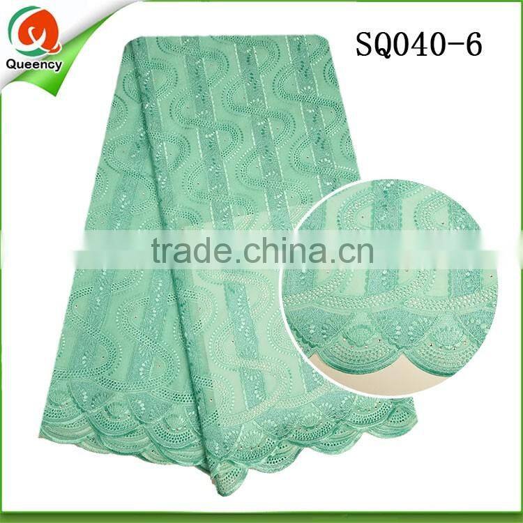 lemom Swiss voile lace big 100% cotton lace high quality fabric for baby brocade