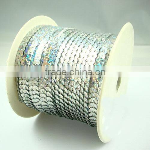 fancy PVC sequins trim