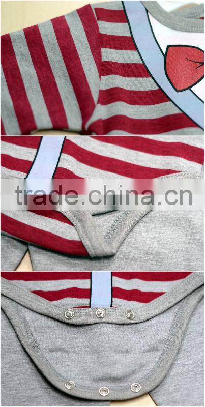 100% Cotton Newborn Elegant Baby Clothing Gift Set Red Pinstripe Suit Infant Boys Clothing "11"