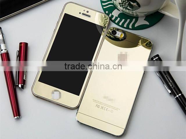 2016 new produtcts Full Color Titanium Alloy Tempered Glass for iPhone 6s Mobile Phone Case China supplier