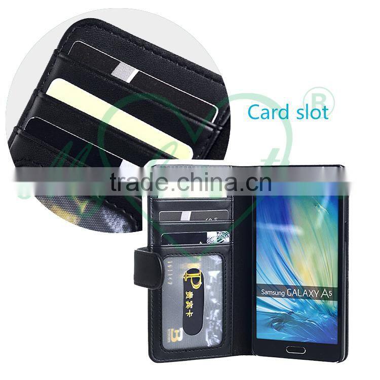 PU Leather Card Slots Folio Case for Samsung Galaxy A5