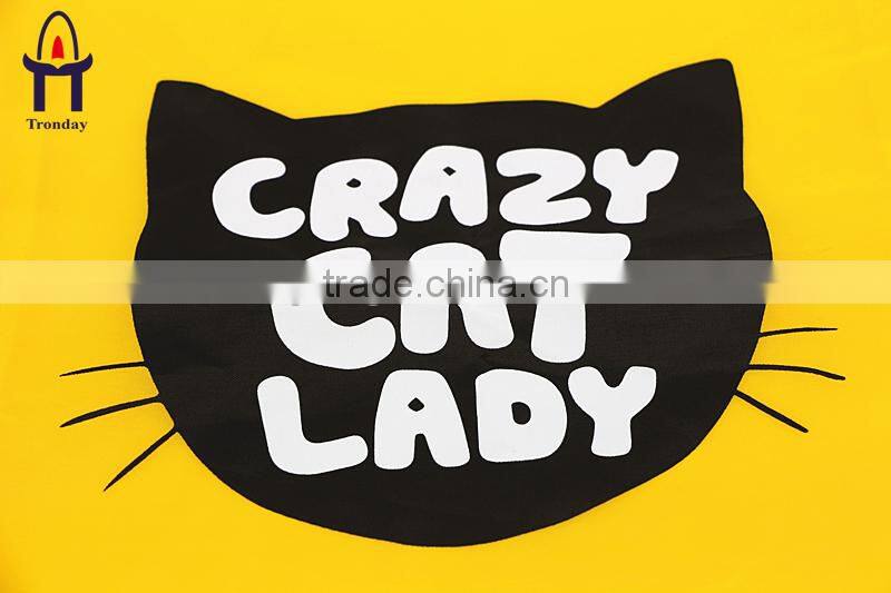 420D custom drawstring backpack with cute monster printing beach bag