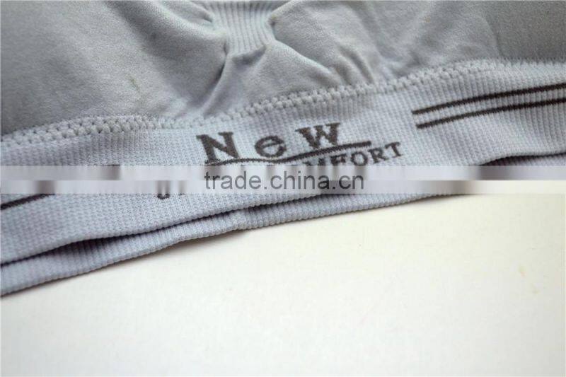 Sexy hot seamless young girls bra sport underwear