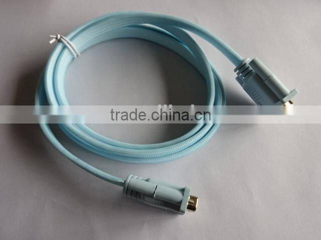 Got selling gold connector flat VGA cable
