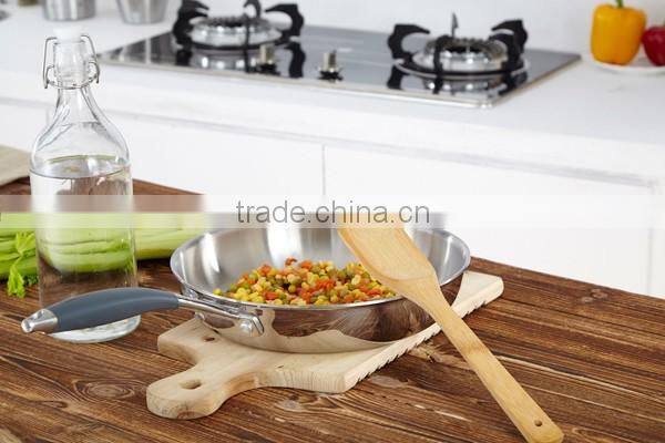 Tri-Ply Stainless Steel korea nonstick frying pan