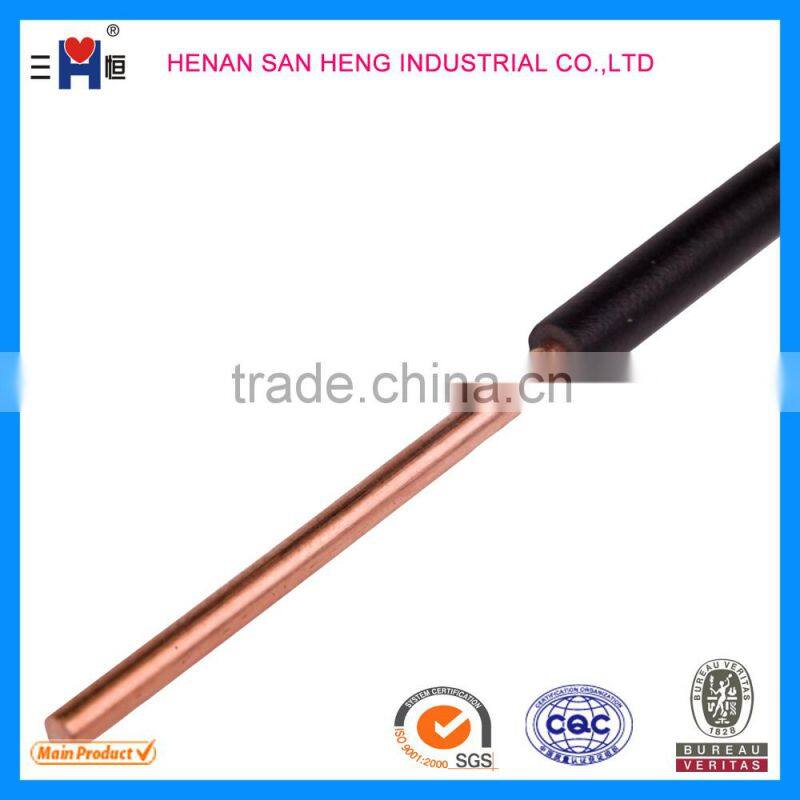 PVC Insulation Material and Solid and stranded Conductor Type H07V-R cable wire