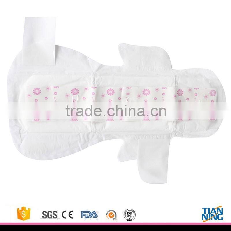 best price cotton material absorption sanitary napkins with variou sizes