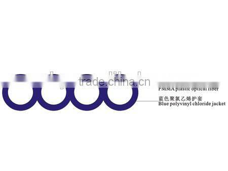 Parallel Four Cores Plastic Optical Cable Fiber Optic Cable