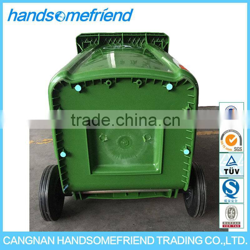 240 liters plastic commercial square garbage can,plastic outdoor garbage bin,plastic garbage bin