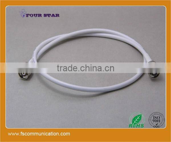 RG58 Cable Assembly With TNC Male Crimp Connectors