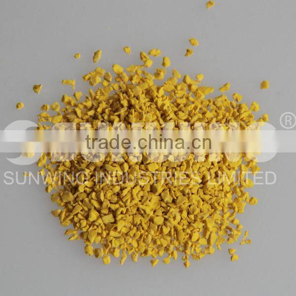 rubber running track surface and field material