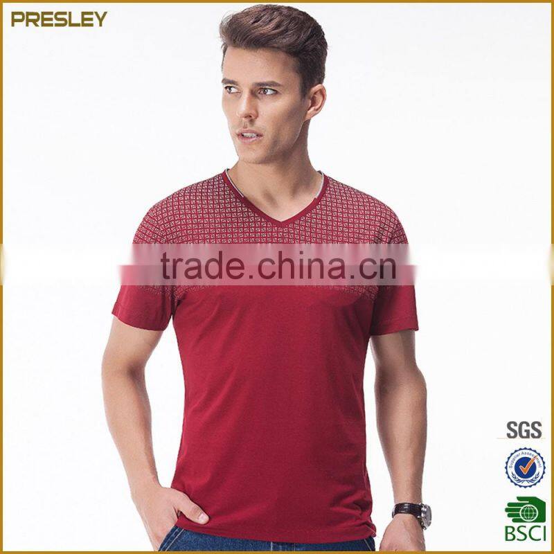 Presley OEM new gradient sublimation printing t-shirt jersey customized men t shirt