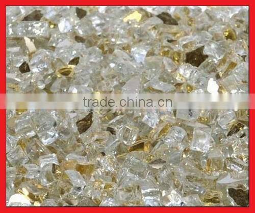 crushed tempered glass for fire pits