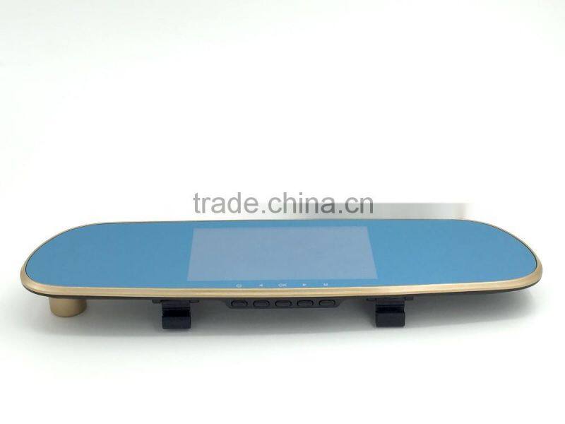 Android Navigation Dual Camera Car DVR Rear view mirror