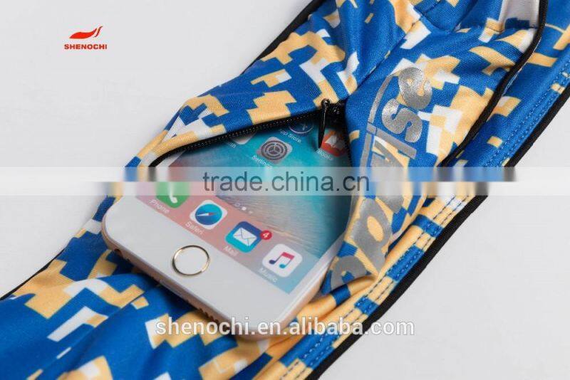 Sport running belt spandex flip running waist belt