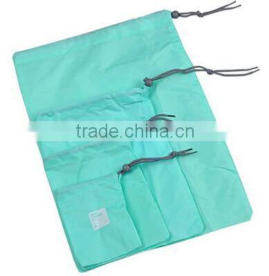 4 pcs of set waterproof travel lightweight drawstring bag