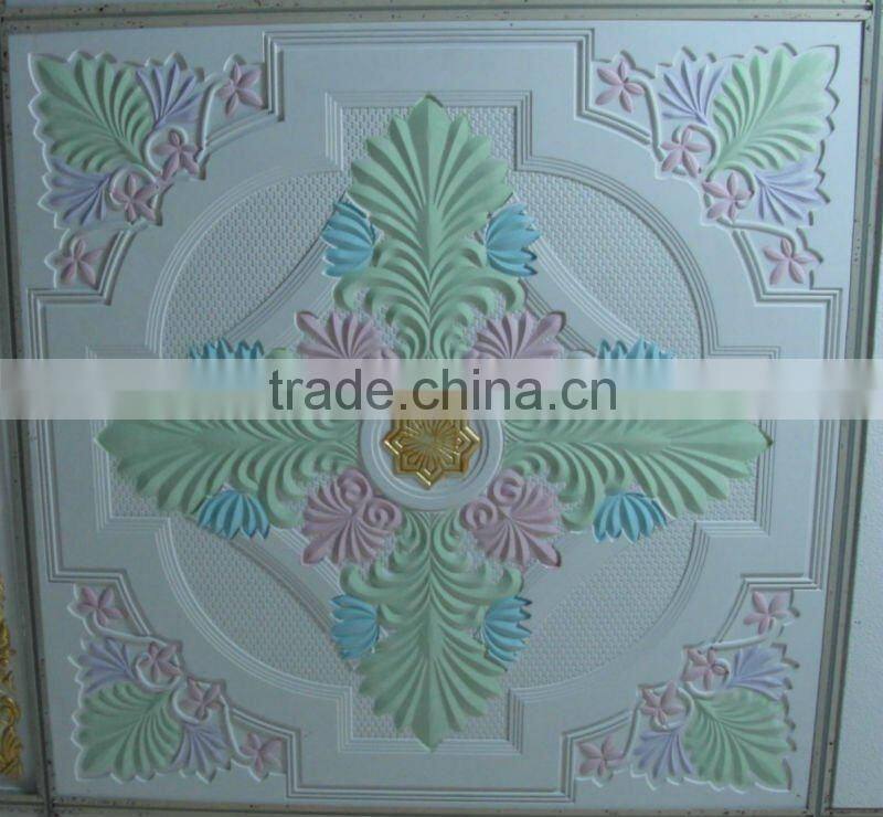 beautiful and colorful fiberglass gypsum board and ceiling tiles