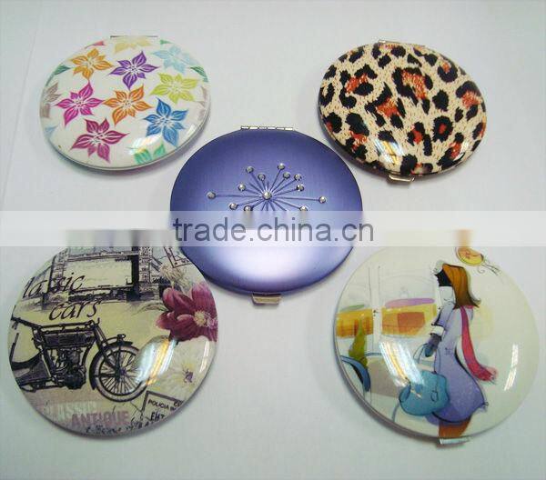 Aluminium frame casing cosmetic mirror wholesale&Decorative metal makeup mirror professional