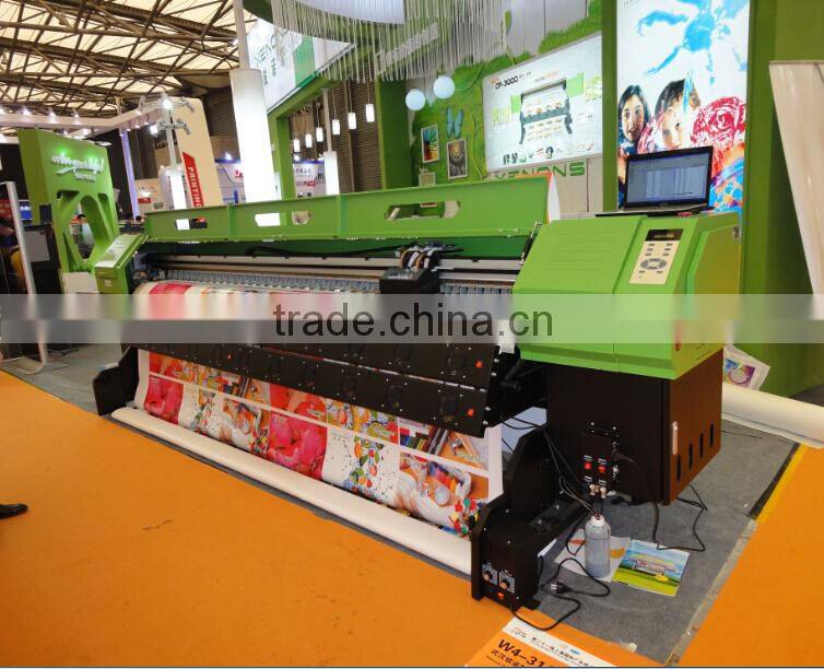 Inkjet printer 3.2m larger format eco solvent printer with 1440dpi