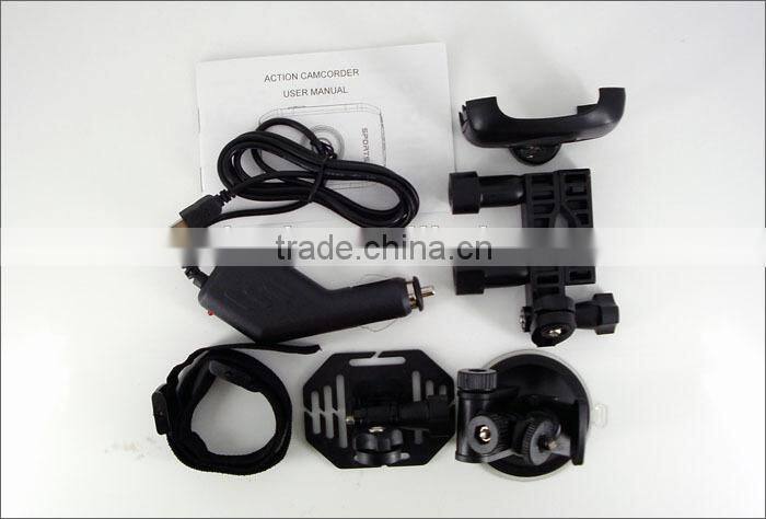 DV-123SA Cheap 720P HD Sports Helmet Car DVR Waterproof Action Camera action camera