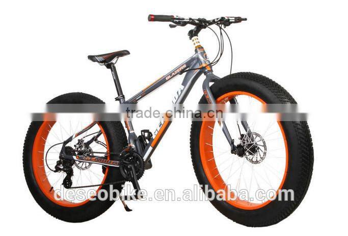 2016 new design 21 speed mountain bike fat tire bike made in china