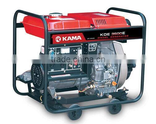 KAMA 3.75kva DC output Single phase small diesel generator for sale