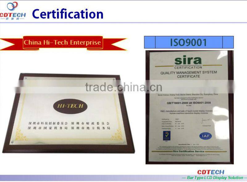 2016 Update! 3.9 inch Normally white special TFT LCD monitor with WQVGA 480*128