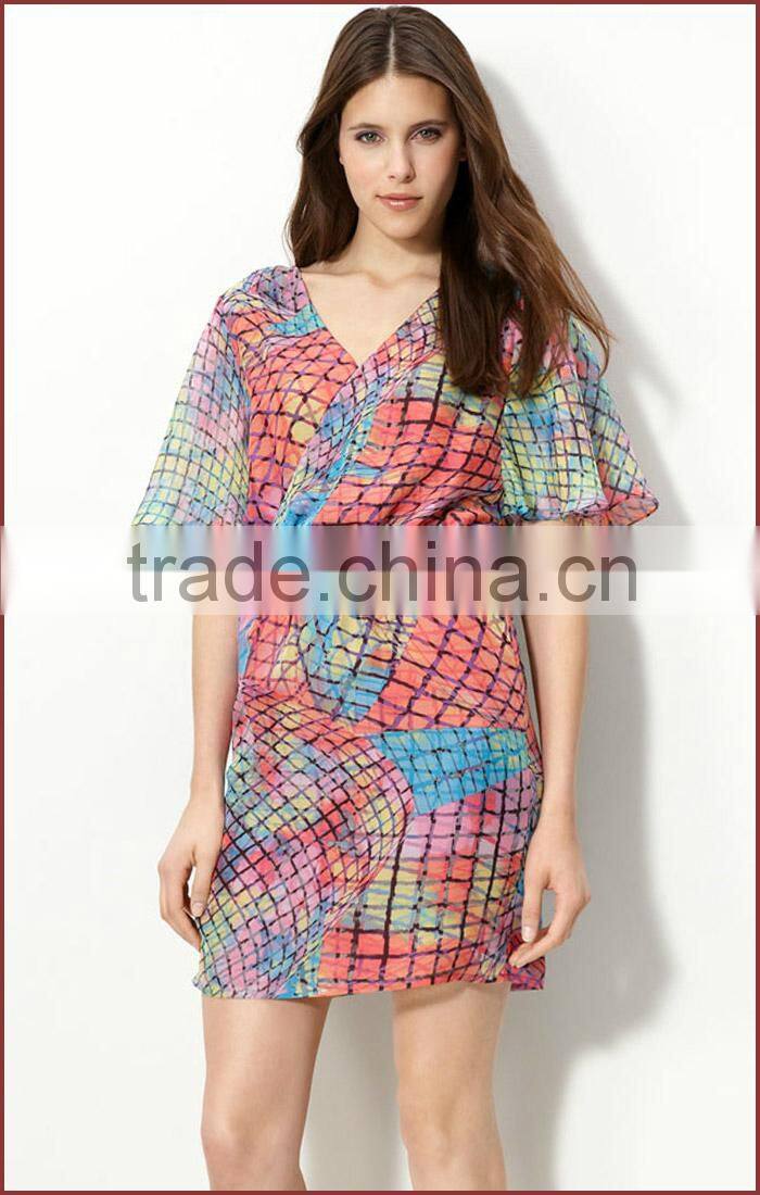 Different types of custom fabric printing printed fabrics for dress